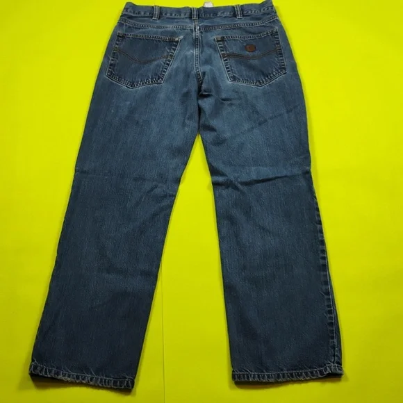 Carhartt Men's Jeans Size 33x32 Loose Fit Denim Blue Jean Workwear - Picture 10 of 12